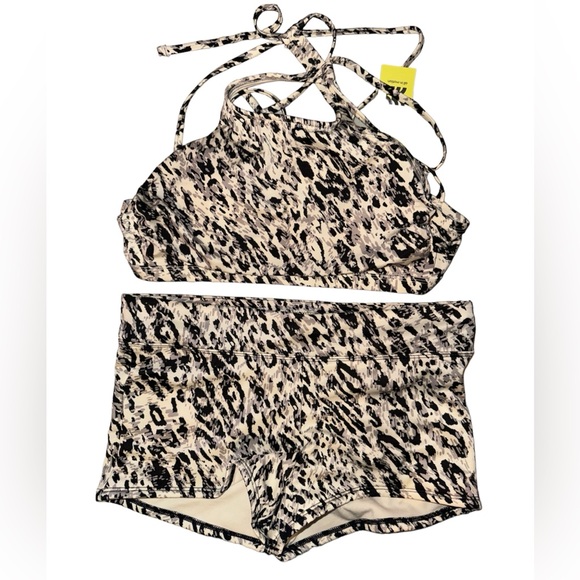 🐆 NWT! All in Motion Leopard Swim Set - Picture 4 of 4
